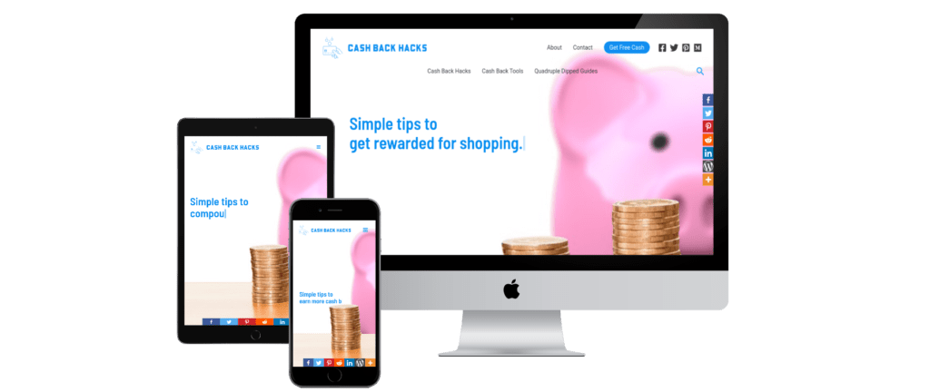 cash back hacks responsive web design