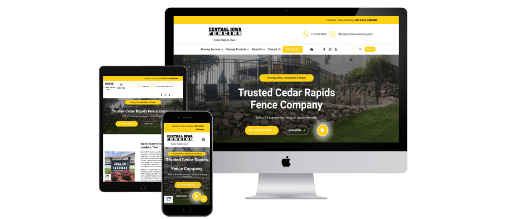 fence company website